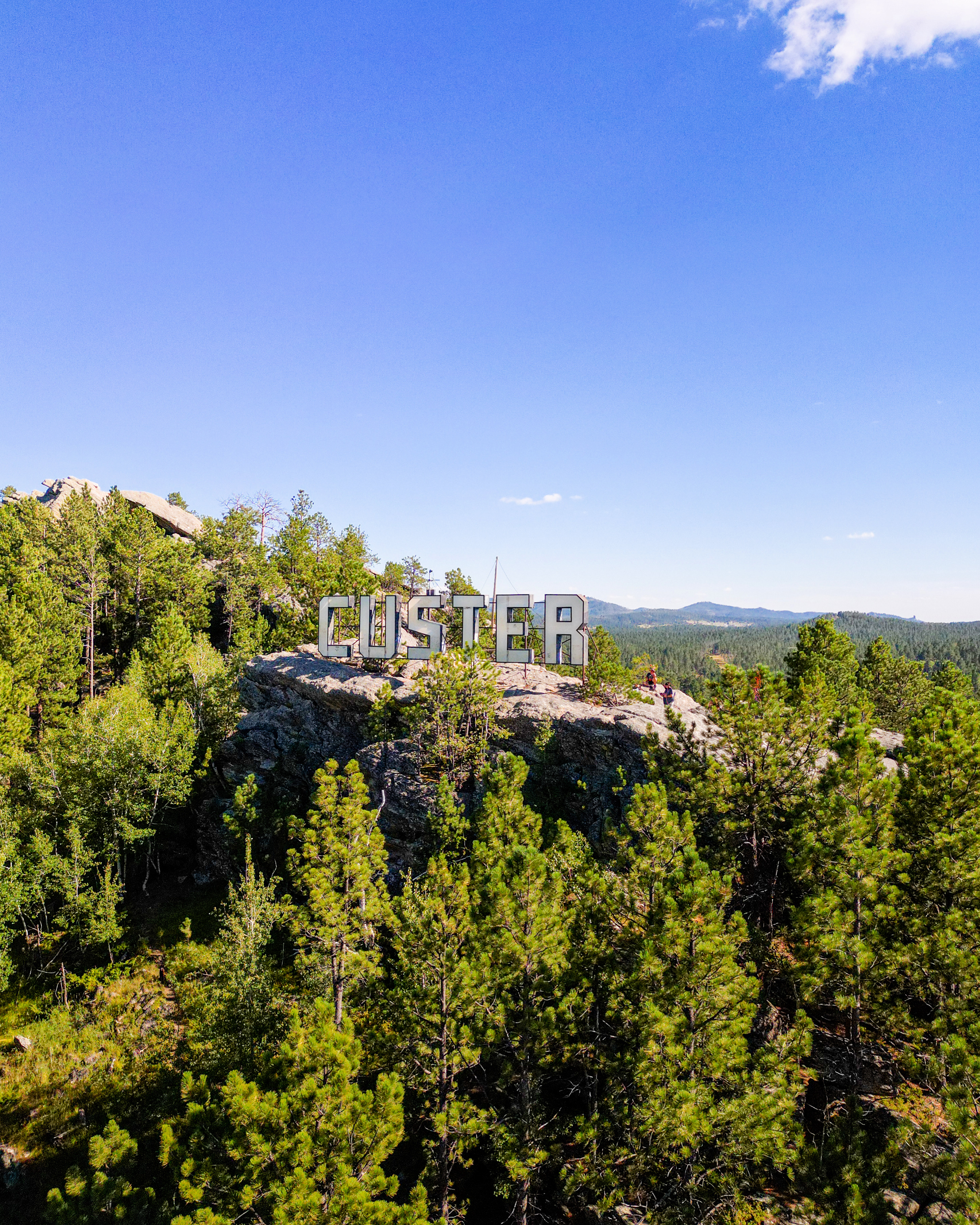 Picture of the Custer city sign. Photo credit: Caleb Miller